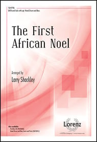 The First African Noel SATB choral sheet music cover Thumbnail